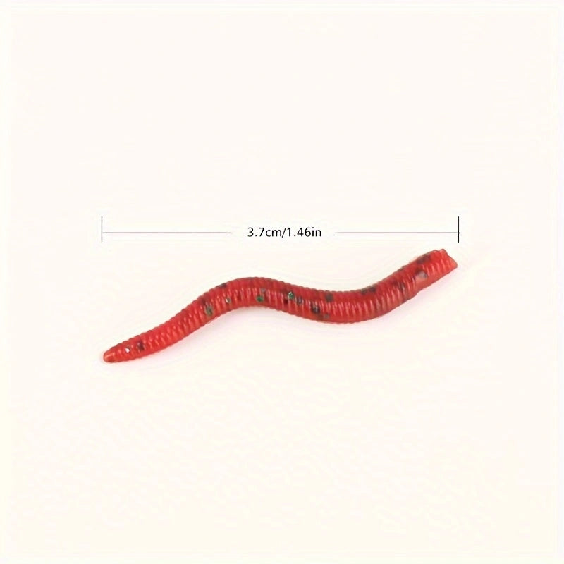 Worm imitation bait, red worm imitation fish bait, sea fishing lure imitation bait, red worm worm imitation bait